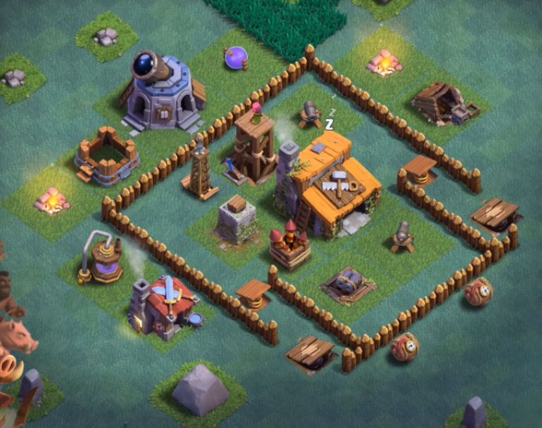 Clash of clans дома